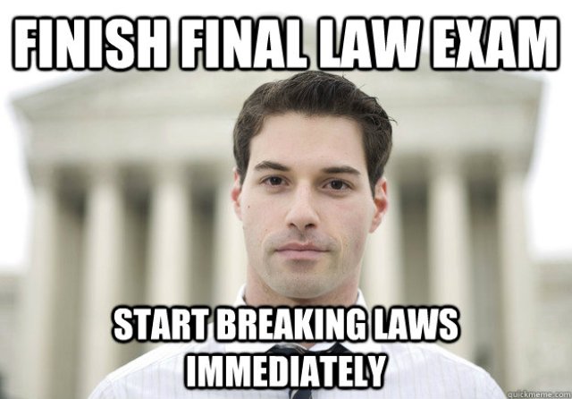 10 Terrible, Quick Memes, Jokes On "Law Students" That’ll Get You...