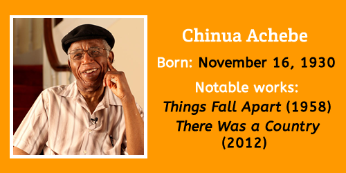 author chinua achebe