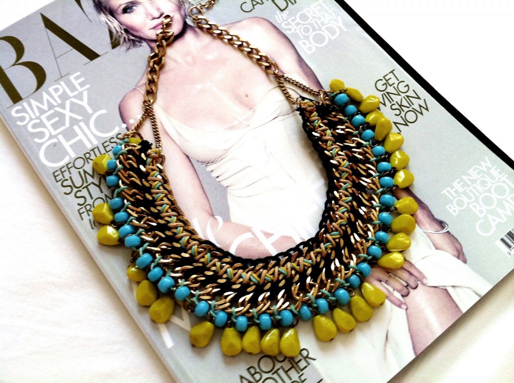 statement necklace layered