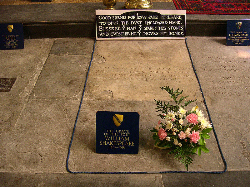 Shakespeare's grave