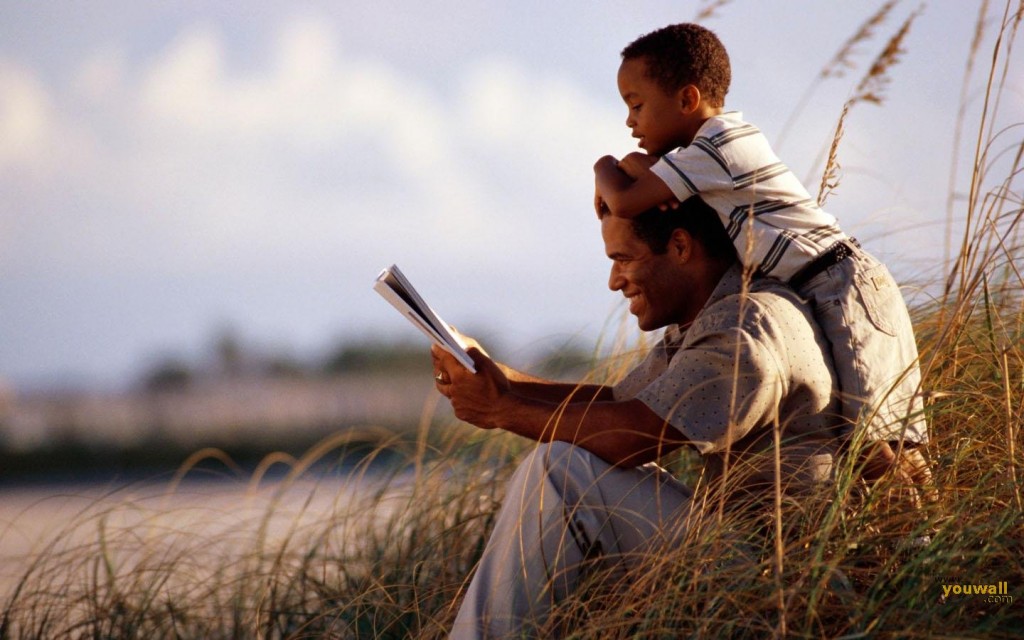 father-and-son-reading