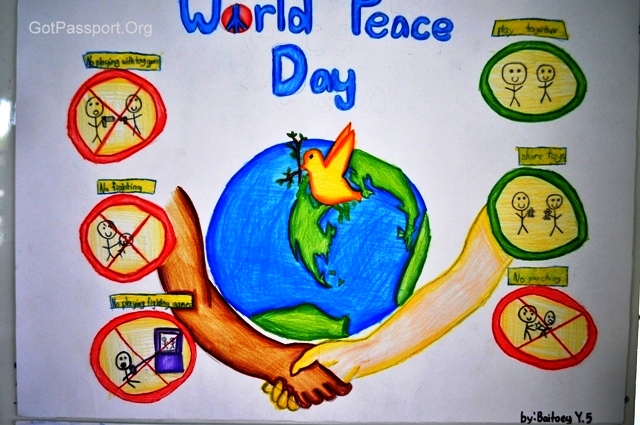 International Day Of Peace Drawing Stock Photo - Download Image Now -  Abstract, Art, Art And Craft - iStock