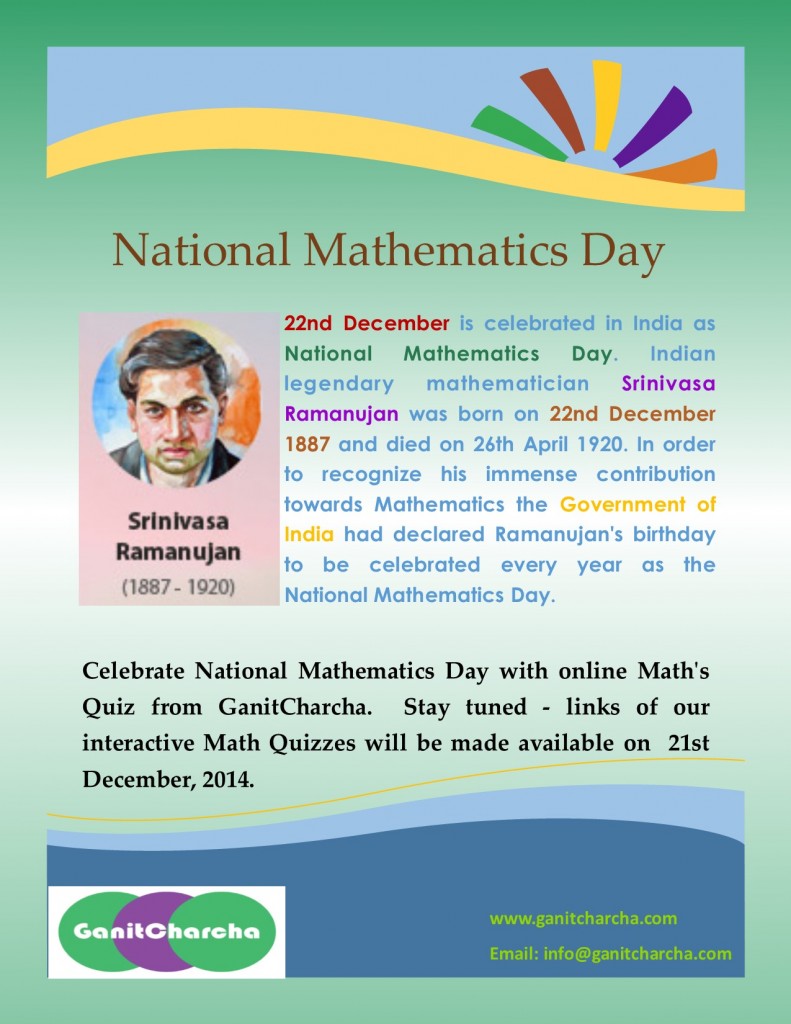 National Mathematics Day10