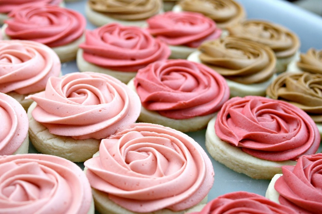 Rosette sugar cookies