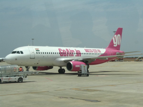 GoAir's pink Aircraft