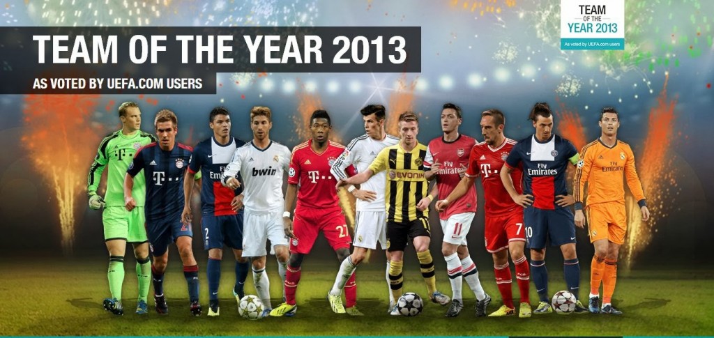 UEFA Fans Team of the Year 2013